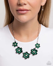 Load image into Gallery viewer, Paparazzi “Whimsical Way” Green Necklace Earring Set - Paparazzi Accessories