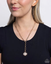 Load image into Gallery viewer, “Falling For A Shooting Star” Rose Gold Necklace Earring Set - Paparazzi Accessories