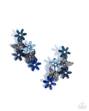 Load image into Gallery viewer, Paparazzi “Aerial Award” Blue Post Earrings - Paparazzi Accessories