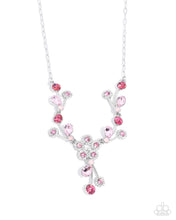 Load image into Gallery viewer, Paparazzi “Blossom Queen” Pink Necklace Earring Set - Paparazzi Accessories