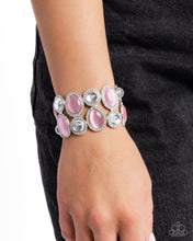 Load image into Gallery viewer, “Paparazzi Affixed Appeal” Pink Stretch Bracelet - Paparazzi Accessories