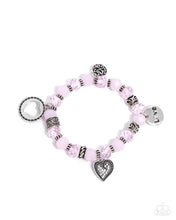 Load image into Gallery viewer, Paparazzi “Filigree Finesse” Pink Stretch Bracelet - Paparazzi Accessories