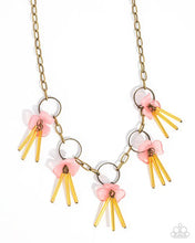 Load image into Gallery viewer, Paparazzi “LEI of the Land” Brass Necklace Earring Set - Paparazzi Accessories