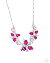Load image into Gallery viewer, Paparazzi “Perennial Promise” Pink Necklace Earring Set - Paparazzi Accessories