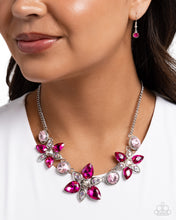 Load image into Gallery viewer, Paparazzi “Perennial Promise” Pink Necklace Earring Set - Paparazzi Accessories