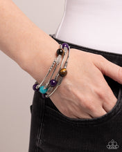 Load image into Gallery viewer, Paparazzi “From Start to Finish” Purple Coil Wrap Bracelet - Paparazzi Accessories