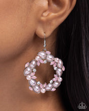 Load image into Gallery viewer, Paparazzi “Life Could Be ABEAM” Pink Dangle Earrings - Paparazzi Accessories