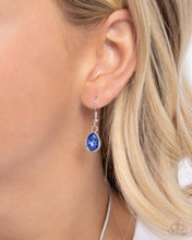 Load image into Gallery viewer, Paparazzi “Outgoing Opulence” Blue Necklace Earring Set - Paparazzi Accessories