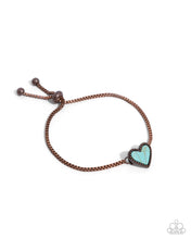 Load image into Gallery viewer, Paparazzi “Courting California” Copper Adjustable Bracelet - Paparazzi Accessories