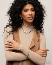 Load image into Gallery viewer, Paparazzi Complete Look “Lined Legacy” Multi Necklace & Lined Leisure Multi Bracelet - Paparazzi Accessories
