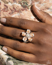 Load image into Gallery viewer, Paparazzi “Chiseled Casino”Brown Earrings and “Chiseled Captain”Brown Ring Set - Paparazzi Accessories