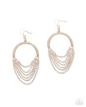 Load image into Gallery viewer, Paparazzi “Ostentatious Opulence” Gold Danlge Earrings - Paparazzi Accessories