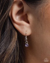 Load image into Gallery viewer, “Faberge Flair” Purple Necklace Earring Set - Paparazzi Accessories