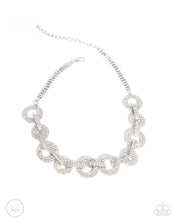 Load image into Gallery viewer, Paparazzi “Elegant Embrace” White Necklace Earring Set - Paparazzi Accessories