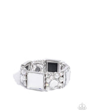 Load image into Gallery viewer, Paparazzi “Glam to the Max” White Stretch Bracelet - Paparazzi Accessories