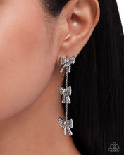 Load image into Gallery viewer, Paparazzi “Coquette Course” Silver Post Earrings - Paparazzi Accessories