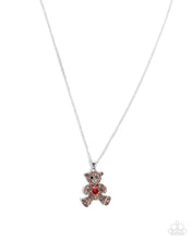 Load image into Gallery viewer, Paparazzi “Twinkling Teddy” Multi Necklace Earring Set - Paparazzi Accessories