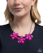 Load image into Gallery viewer, Paparazzi “Prismatic Prestige” Pink Necklace Earring Set - Paparazzi Accessories