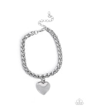 Load image into Gallery viewer, Paparazzi "Dancing Damsel" Silver Adjustable Clasp Bracelet - Paparazzi Accessories