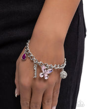 Load image into Gallery viewer, Paparazzi “Luminous Lift” Pink Adjustable Clasp Bracelet - Paparazzi Accessories