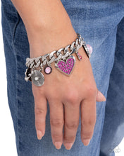 Load image into Gallery viewer, Paparazzi “Massively Malibu” Pink Clasp Bracelet - Paparazzi Accessories
