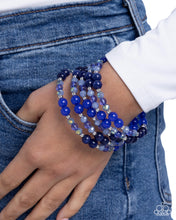 Load image into Gallery viewer, Classy Coil Blue Bracelet