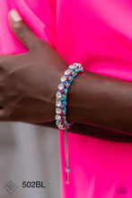 Load image into Gallery viewer, Paparazzi “The Next Big STRING” Blue Adjustable Bracelet - Paparazzi Accessories