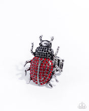 Load image into Gallery viewer, Paparazzi “Beetle Bling” Red Stretch Ring - Paparazzi Accessories