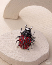 Load image into Gallery viewer, Paparazzi “Beetle Bling” Red Stretch Ring - Paparazzi Accessories