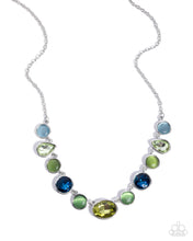 Load image into Gallery viewer, Paparazzi “Executive Effort” Green Necklace Earring Set - Paparazzi Accessories