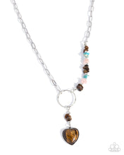 Load image into Gallery viewer, Swooning Sashay Brown Necklace
