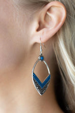 Load image into Gallery viewer, Paparazzi “Indigenous Intentions” Blue Dangle Earrings - Paparazzi Accessories