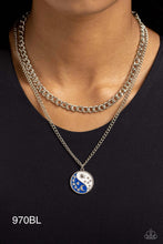 Load image into Gallery viewer, Paparazzi “Night and Day” Blue Necklace Earring Set -Paparazzi Accessories