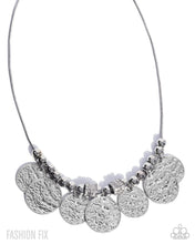 Load image into Gallery viewer, Paparazzi “Fun-Loving Festival” White Necklace Earring Set - Paparazzi Accessories