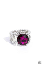 Load image into Gallery viewer, Paparazzi “Scintillating Swirl” Pink Stretch Ring - Paparazzi Accessories