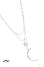 Load image into Gallery viewer, Paparazzi “Lunar Landslide” Blue Necklace Earring Set - Paparazzi Accessories