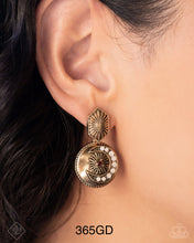 Load image into Gallery viewer, Paparazzi “Eclectic Energy” Gold Post Earrings - Paparazzi Accessories