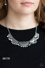 Load image into Gallery viewer, Paparazzi - “Boho Baby” White Necklace Earring Set - Cindysblingboutique