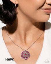 Load image into Gallery viewer, Paparazzi “Blossoming Belle” Pink Necklace Earring Set - Paparazzi Accessories