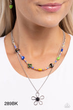 Load image into Gallery viewer, Paparazzi “Traditionally Trendy” Black Necklace Earring Set - Paparazzi Accessories