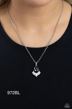 Load image into Gallery viewer, Paparazzi “Fancy Fringe” Blue Necklace Earring Set - Paparazzi Accessories