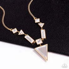 Load image into Gallery viewer, Paparazzi “Fetchingly Fierce” Gold Necklace Earring Set - Paparazzi Accessories