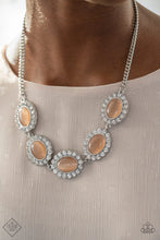 Load image into Gallery viewer, Paparazzi “A DIVA-ttiude Adjustment” Orange Necklace Earring Set - Paparazzi Accessories