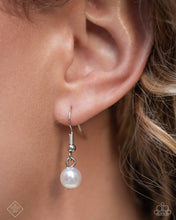 Load image into Gallery viewer, Paparazzi “Adorable Archetype” White Necklace Earring Set - Paparazzi Accessories