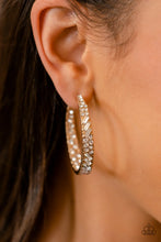 Load image into Gallery viewer, Paparazzi “GLITZY By Association” Gold Hoop Earrings - Paparazzi Accessories
