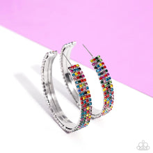 Load image into Gallery viewer, Paparazzi “Stacked Symmetry” Multi Hoop Earrings - Paparazzi Accessories