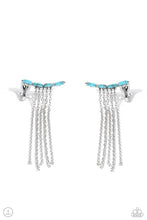 Load image into Gallery viewer, “Fault Line Fringe” Blue Post-Crawler - Paparazzi Accessories
