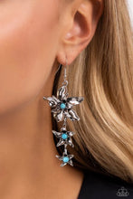 Load image into Gallery viewer, Paparazzi “Tapered Tiers” Blue Dangle Earrings - Paparazzi Accessories