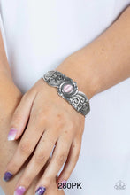 Load image into Gallery viewer, Paparazzi “Glowing Enchantment” Pink Cuff Bracelet
