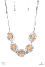 Load image into Gallery viewer, Paparazzi “A DIVA-ttiude Adjustment” Orange Necklace Earring Set - Paparazzi Accessories